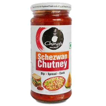 Chings Red Schezwan Chutney 250 ml - Shubham Foods