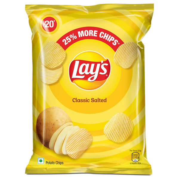 Lays Classic Salted 52 gm - Shubham Foods