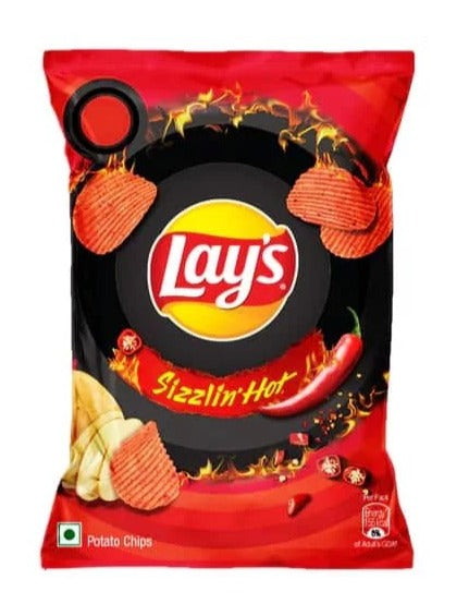 Lays Sizzling Hot 52 gm - Shubham Foods