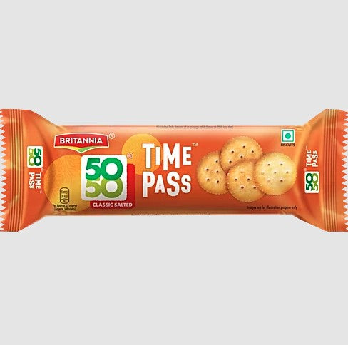 Britannia 50-50 Classic Salted 40g (Pack of 4)