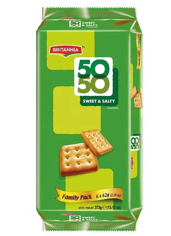 Brittania 50/50 (Family Pack) ‐ 8x6x62g