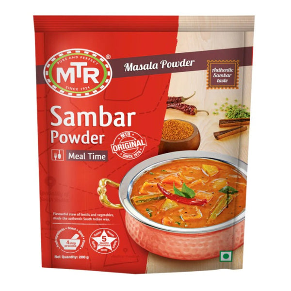 Shop MTR Sambar Powder 200g – Authentic South Indian Curry Spice Mix Online UK