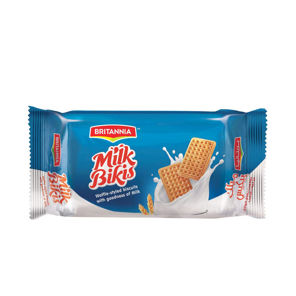 Britannia Milk Bikis 90g Pack of 48 – Classic Indian milk biscuits available at Shubham Foods UK