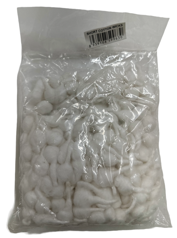 Short Cotton Wicks 20 gm - Shubham Foods