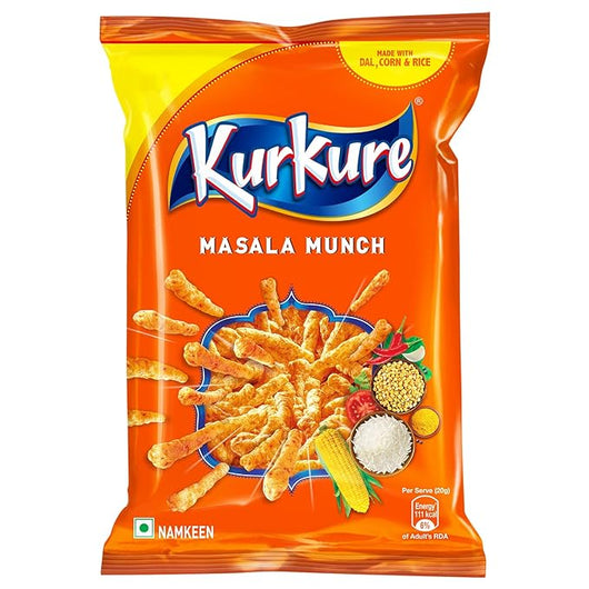 Kurkure Masala Munch Chips 77g – Authentic spicy Indian snack from Shubham Foods UK