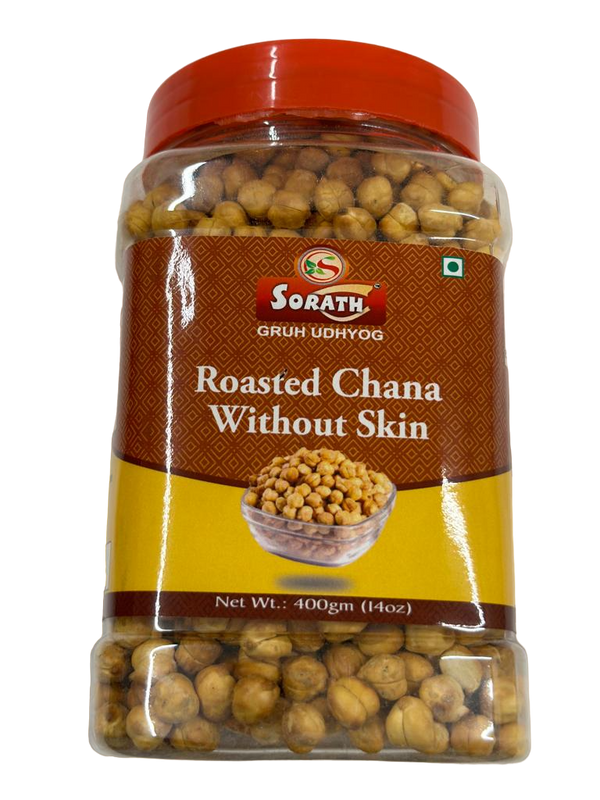 Sorath Roasted Chana without skin 400 gm - Shubham Foods