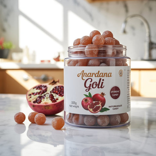 Zyka Anardana - Pomegranate Goli 100g – Premium Indian Digestive Candy Online UK