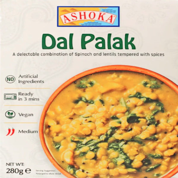 Ashoka Vegan Dal Palak 280g – Authentic Indian Vegan Curry Online UK