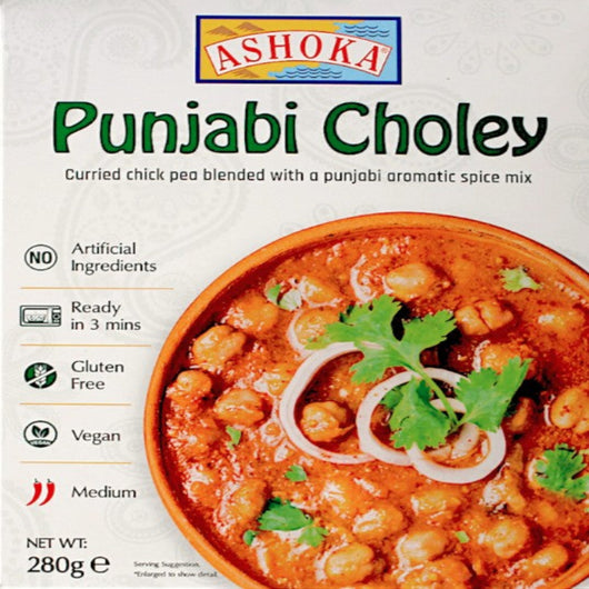 Ashoka Vegan Punjabi Choley 280g – Authentic Indian Vegan Curry Online UK