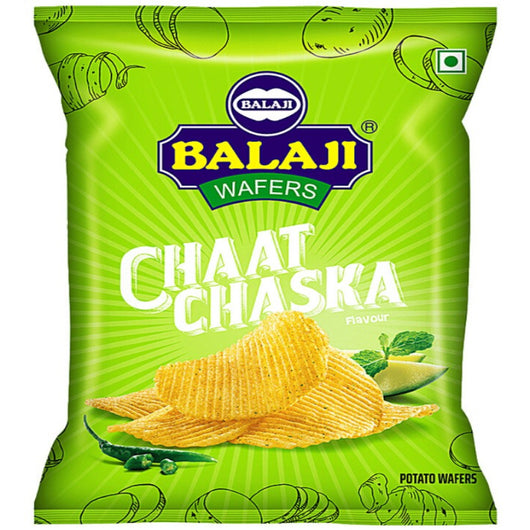 Balaji Chat Chaska Potato Chips 40g – Authentic Indian Snack Online UK