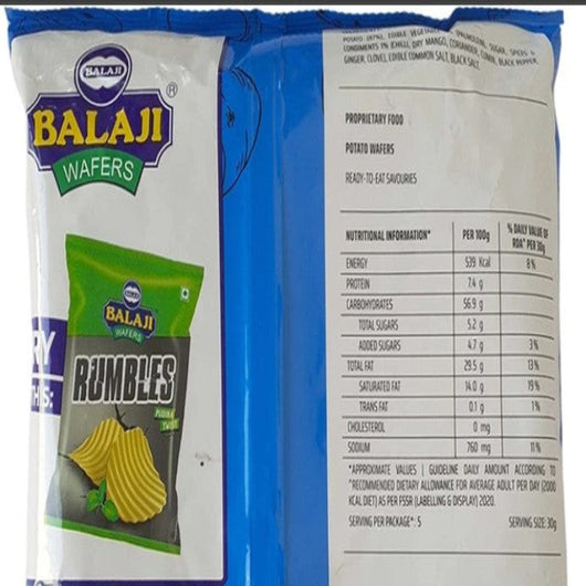 Balaji Masala Masti Potato Chips 45g – Authentic Indian Snack Online UK