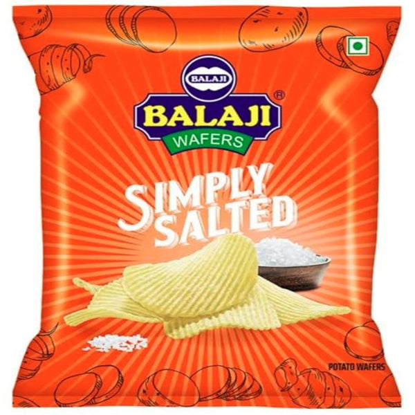 Balaji Simply Salted Potato Crisps 150g – Authentic Indian Snack Online UK