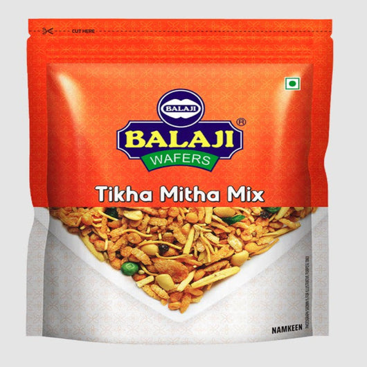 Balaji Crispy and Crunchy Tikka Meetha Mix 190g – Authentic Indian Snack Online UK