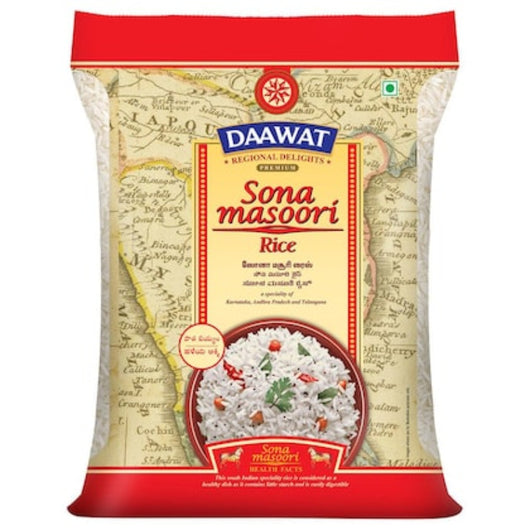 Daawat Sona Masoori Rice 10Kg – Premium Indian Rice – Buy Online UK
