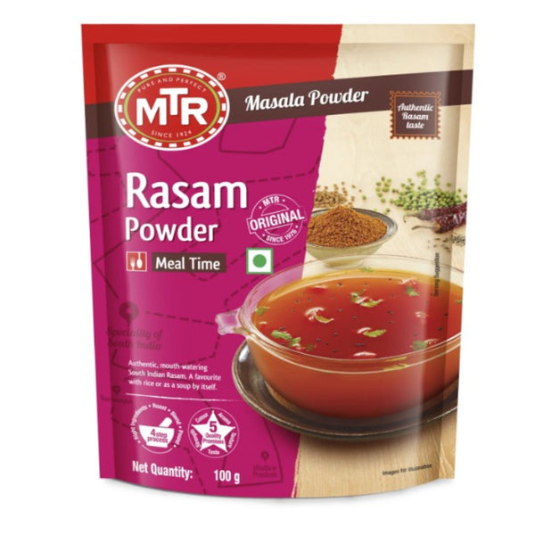 Shop MTR Rasam Powder 100g – Authentic South Indian Soup Spice Mix Online UK