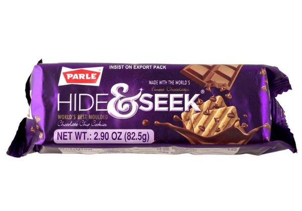 Shop Parle Hide & Seek Biscuits 82g – Chocolate Chip Cookies by Parle