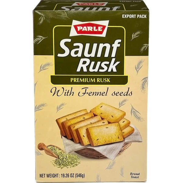 Parle Premium Saunf Rusk 546g – Indian Milk Toast with Fennel from Shubham Foods UK