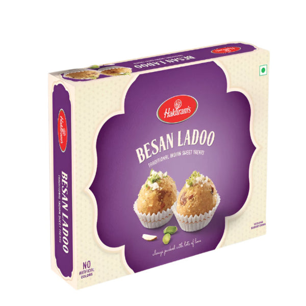 Haldiram Besan Ladoo 400g – Indian Traditional Sweet Online UK