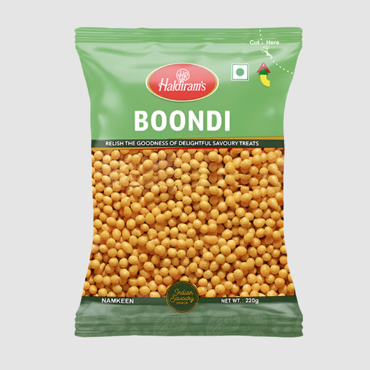 Haldiram Boondi Plain 200g – Crunchy Indian savoury snack online in the UK