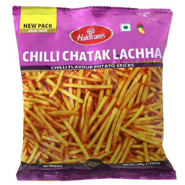 Haldiram Chilli Chatak Lacha 200g – Spicy Indian Snack Online UK