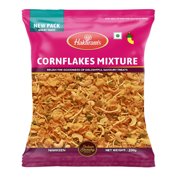 Haldiram Cornflakes Mixture 200g – Indian Spicy Cornflake Snack