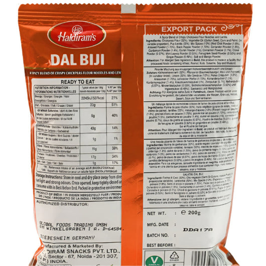 Haldiram Dal Biji Namkeen 200g – Buy Spicy Indian Snack Online UK