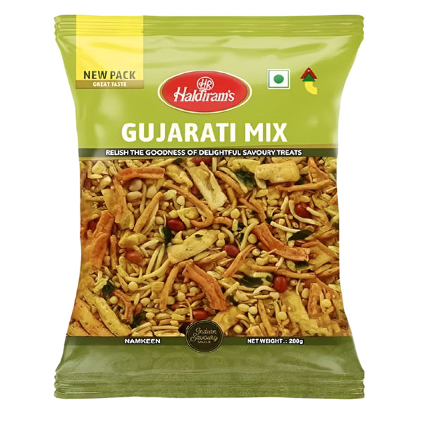 Haldiram Gujarati Mix 200g – Buy Indian Sweet & Spicy Snack Online UK