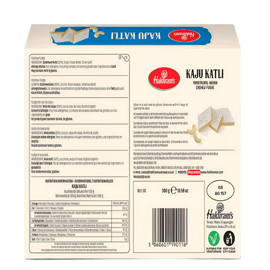 Haldiram Kaju Katli 300g – Indian Cashew Sweet