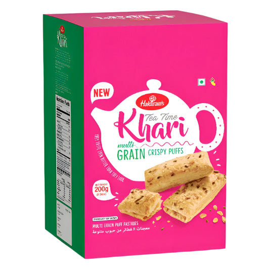 Haldiram Khari Multigrain Crispy Puffs 200g online UK