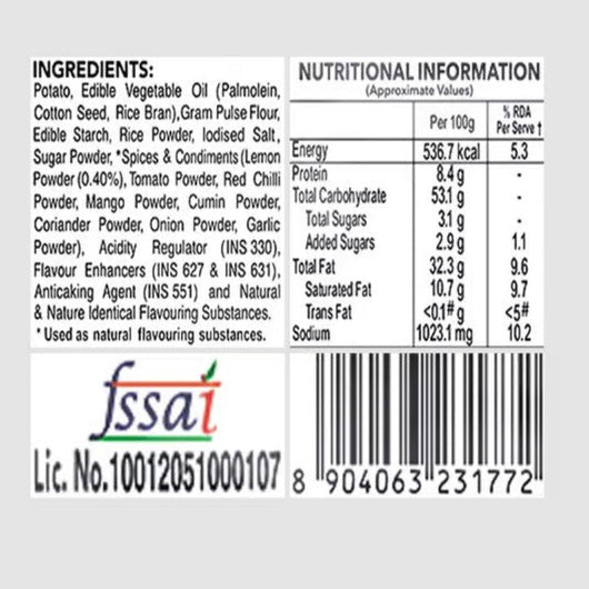 Haldiram Nimbu Masala 200g – Tangy Indian Lemon Snack Online UK