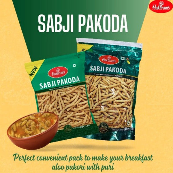 Haldiram Sabji Pakora 350g – Frozen Indian Vegetable Fritters UK