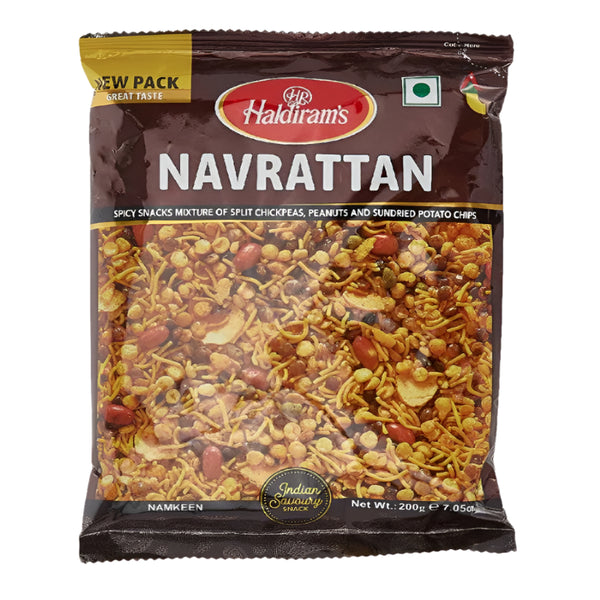 Haldiram Spicy Navrattan Snack 200g – Buy Spicy Indian Mix Online UK