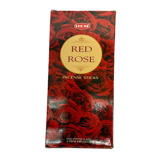Hem Red Rose Agarbatti Sticks 200g  – Authentic Indian Incense Online UK