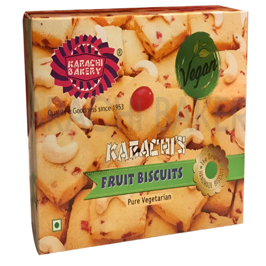 Karachi Biscuits Vegan Fruit Biscuits 400 gm - Shubham Foods