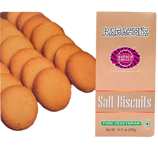Karachi Vegan Salt Biscuits 400g – Buy Indian Vegan Bakery Biscuits Online in UK