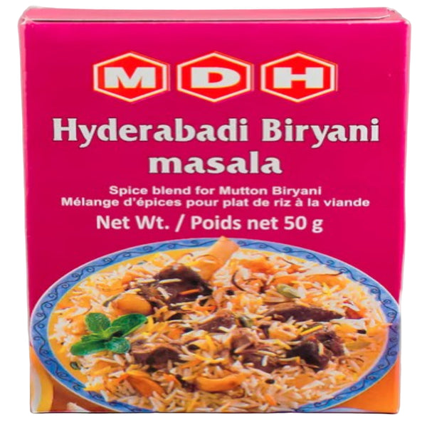 MDH Hyderabadi Biryani Masala 50g – Authentic Indian Spice Mix Online UK