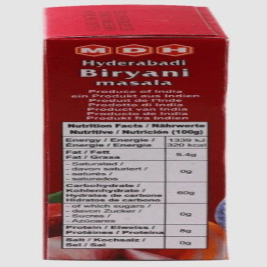 MDH Hyderabadi Biryani Masala 50g – Authentic Indian Spice Mix Online UK
