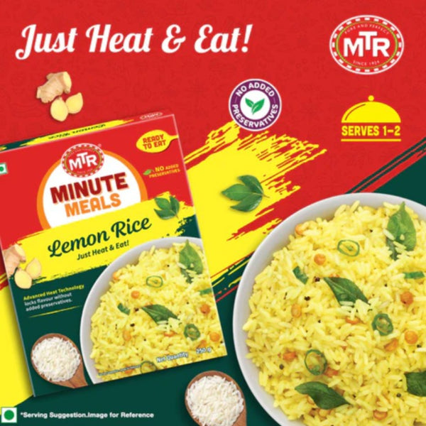 MTR Lemon Rice Powder 100g – Authentic Instant Indian Breakfast Mix Online UK