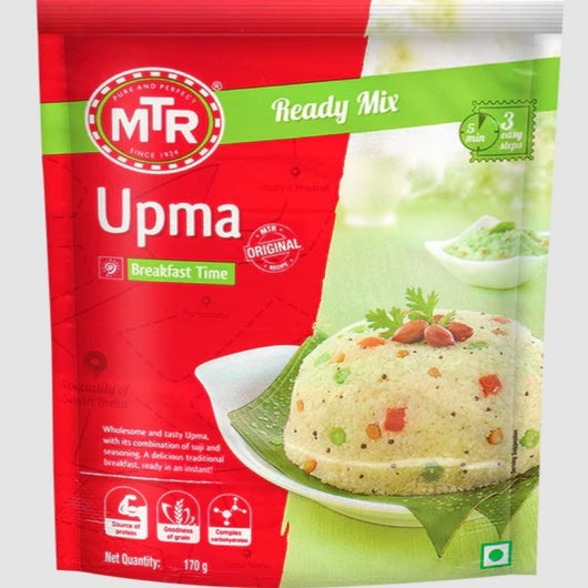 MTR Original Plain Upma 160g – Authentic Instant South Indian Breakfast Mix Online UK