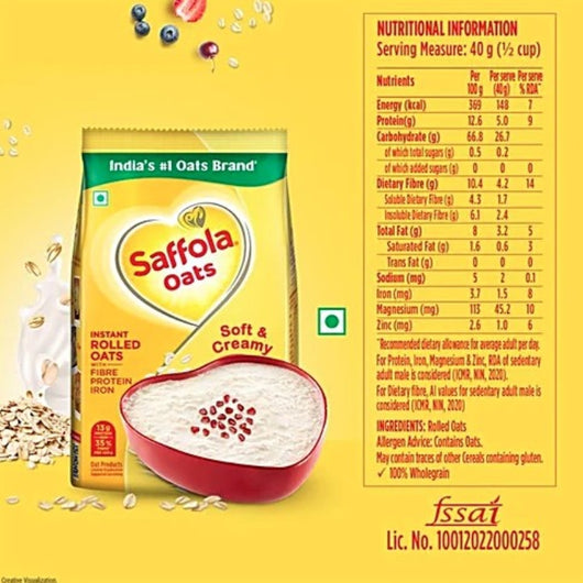 Saffola Masala Premium Natural Oats 1Kg – Authentic Indian Oats Online UK