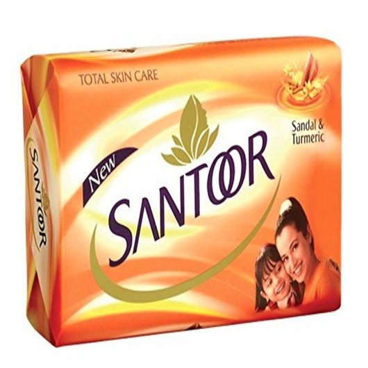 Santoor Bathing Soap 100g (Pack of 8) – Authentic Indian Sandalwood Soap Online UK