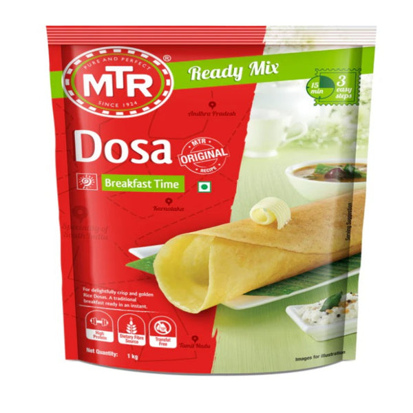 Buy MTR Original Dosa Mix 500g – Authentic South Indian Breakfast Mix Online UK
