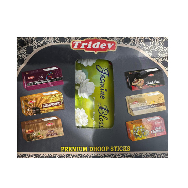 Tridev Assorted Dhoop sticks-12*80gm