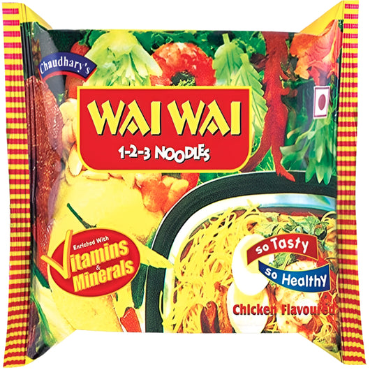 Wai Wai Ready to Eat Chicken Noodles 75g – Nepali Instant Chicken Noodles Online UK