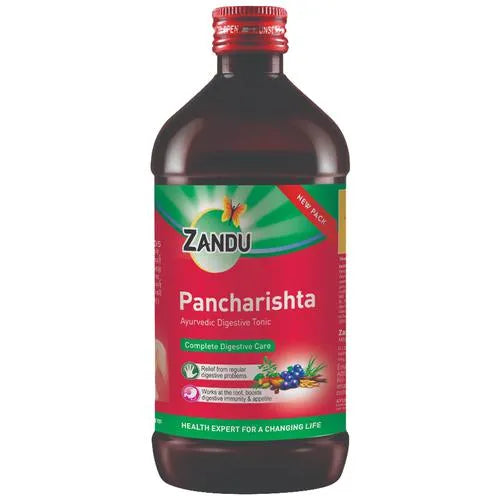 Zandu Pancharishta Ayurvedic Digestive Tonic 450ml – Indian Digestive Syrup Online UK
