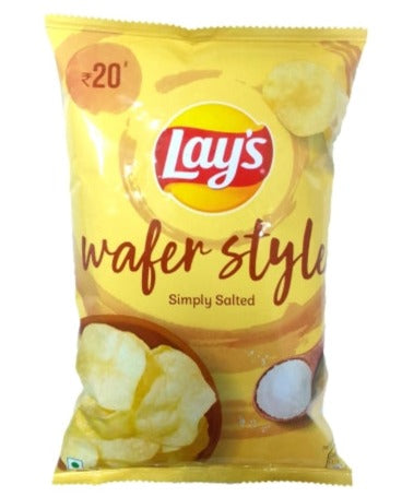 Lays Wafer Style Simply Salted 50 gm - Shubham Foods