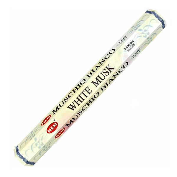 Hem White Musk Agarbatti Sticks 20 gm - Shubham Foods