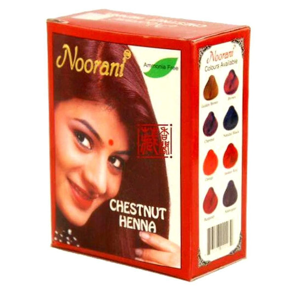 Noraani Henna Chestnut 100 gm - Shubham Foods