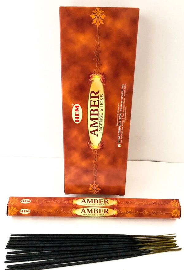 Hem Amber Agarbatti Sticks 20 gm - Shubham Foods